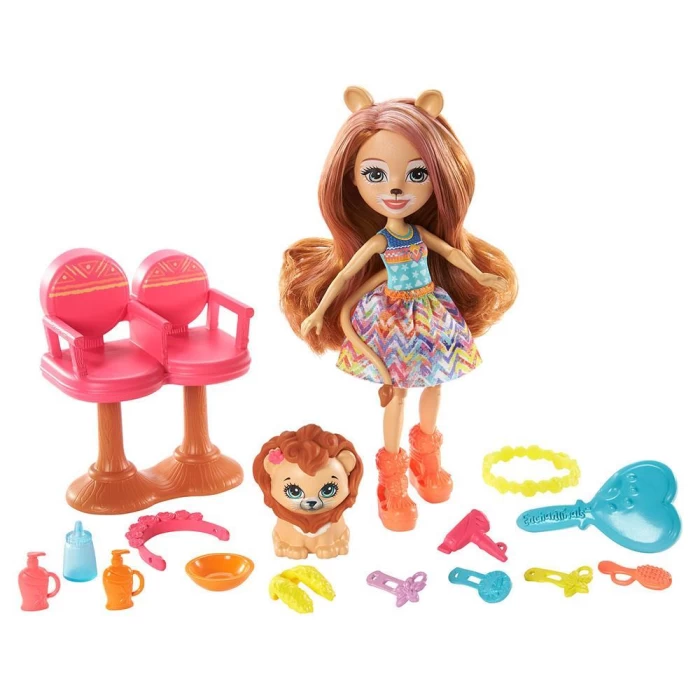 Enchantimals Eğlenceli Oyun Setleri - Kuaför Eğlencesi