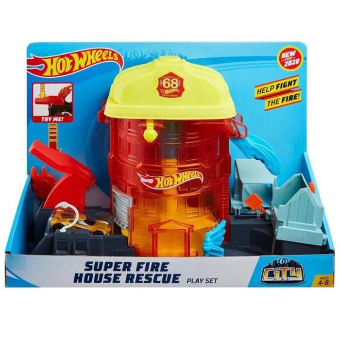 Hot Wheels Süper İtfaiye Macerası Oyun Seti