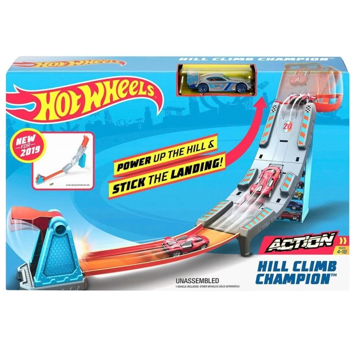 Hot Wheels Hill Climb Şampiyonluk Parkuru Yarış Seti