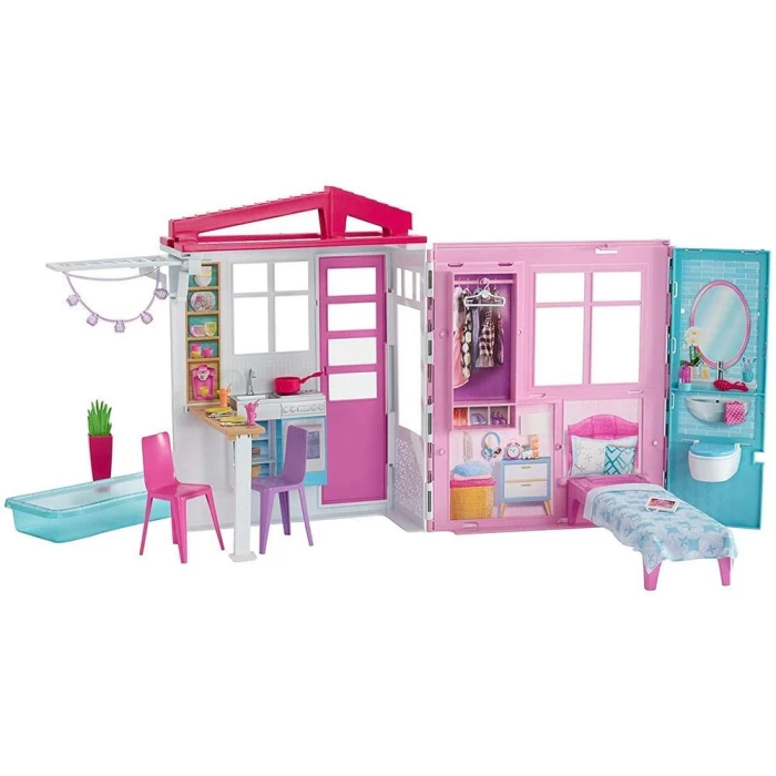 Barbienin Taşınabilir Portatif Evi