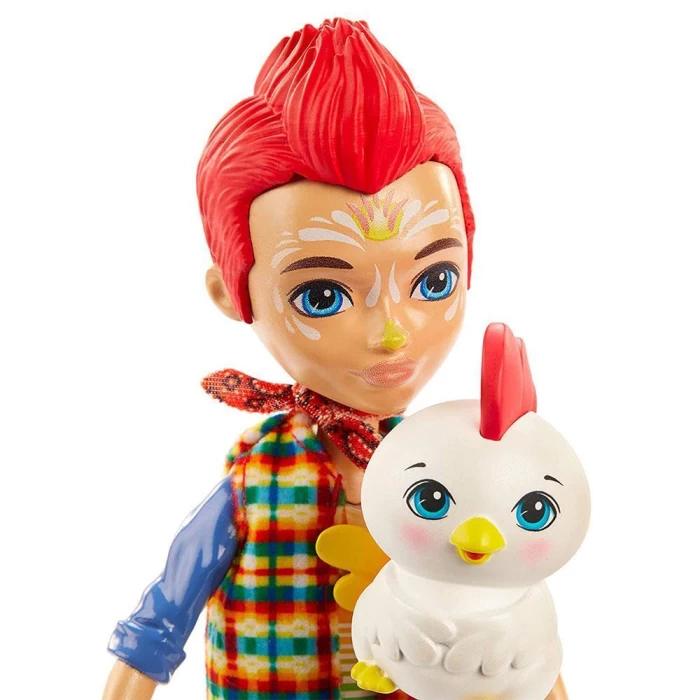 Enchantimals Popüler Karakter Bebekler - Redward Rooster ve Cluck