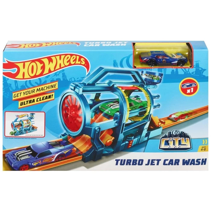 Hot Wheels Turbo Jet Oto Yıkama Oyun Seti