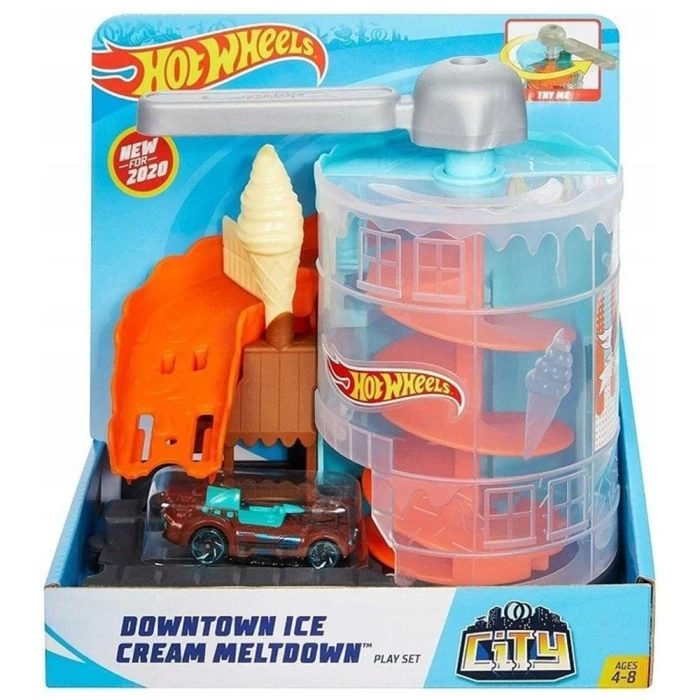 Hot Wheels Şehir Otoparkı Dondurma Arası Oyun Seti