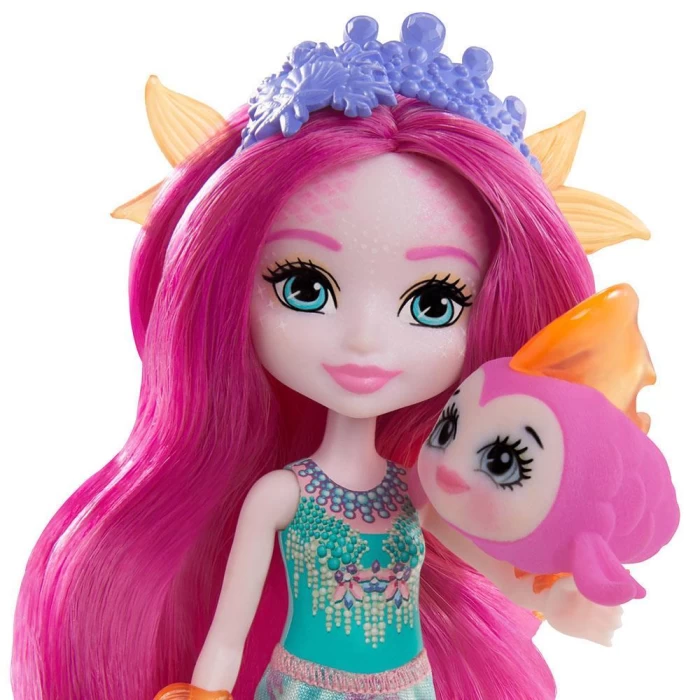 Enchantimals Popüler Karakter Bebekler - Maura Mermaid & Glide