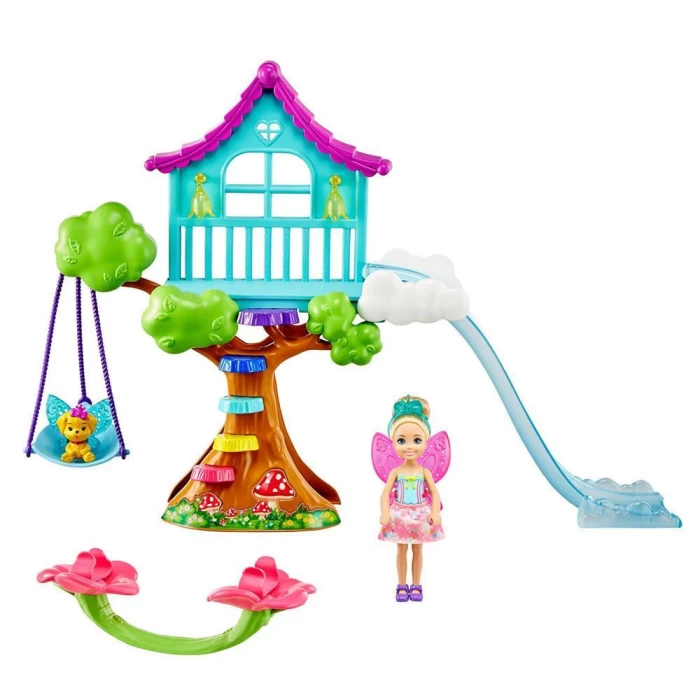 Barbie Dreamtopia Chelsea ve Eğlenceli Dünyası Oyun Seti GTF49