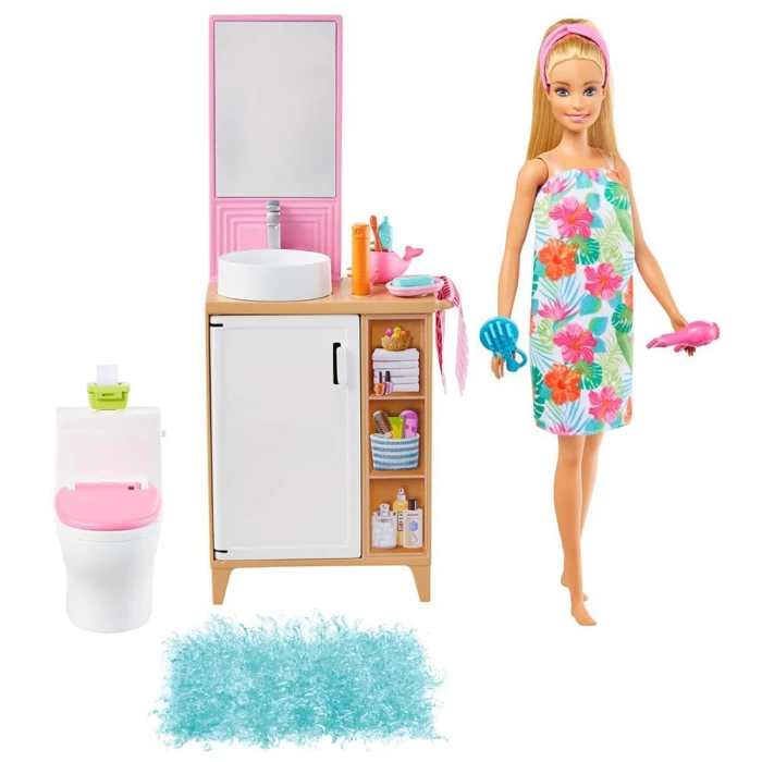 Barbie Bebek ve Oda Oyun Setleri GRG87