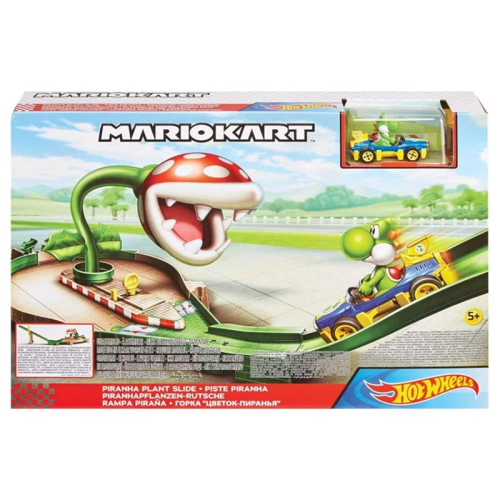 Hot Wheels Mario Kart Pirana Bitkisi Aksiyonu Yarış Seti