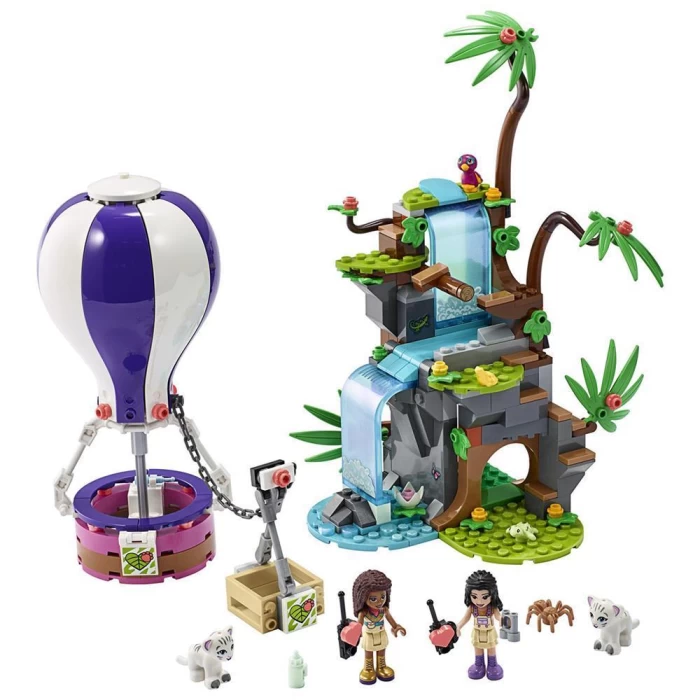 Lego Friends Sıcak Hava Balonuyla Kaplan Kurtarma Operasyonu