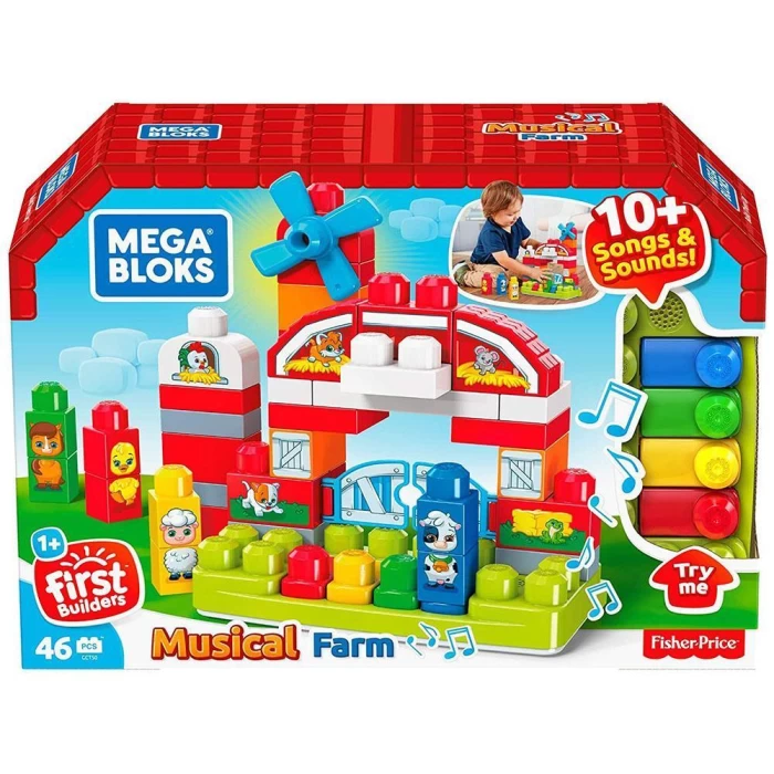 Mega Bloks Müzikli Çiflik Oyun Seti
