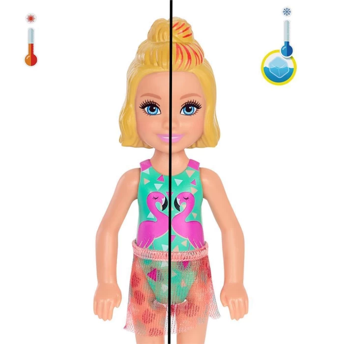 Barbie Color Reveal Renk Değiştiren Sürpriz Chelsea Kum ve Güneş