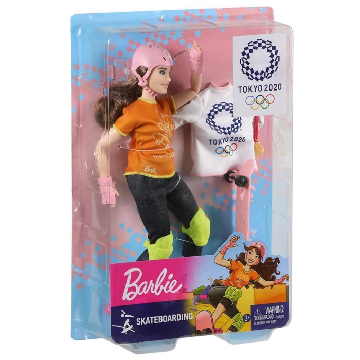 Barbie Olimpiyat Bebekleri - Kaykay