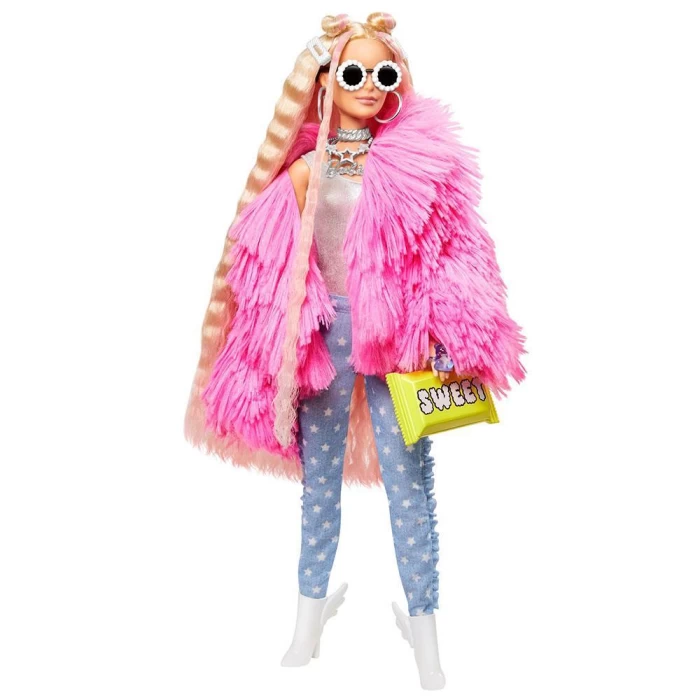 Barbie Extra - Pembe Ceketli Bebek
