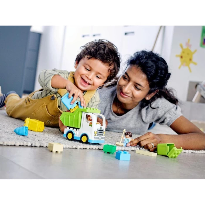 Lego Duplo Kasabası Çöp Kamyonu ve Geri Dönüşüm 10945