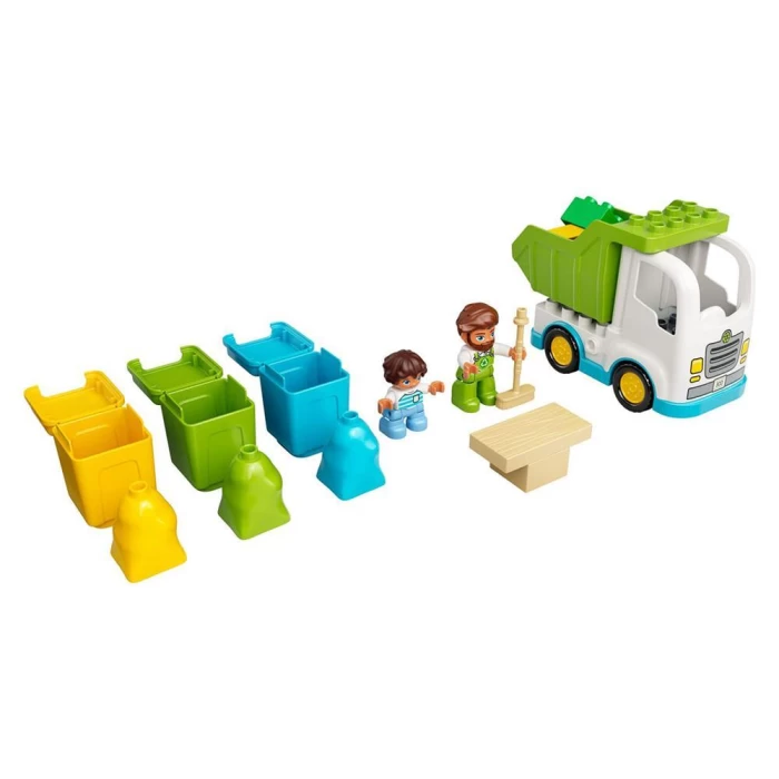Lego Duplo Kasabası Çöp Kamyonu ve Geri Dönüşüm 10945