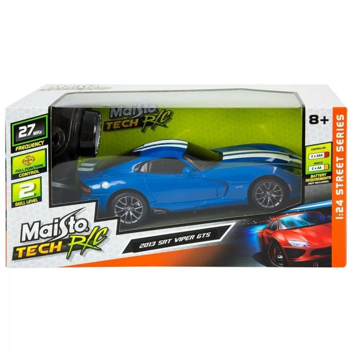Maisto 2013 SRT Viper 1/24 Uzaktan Kumandalı Araba Mavi