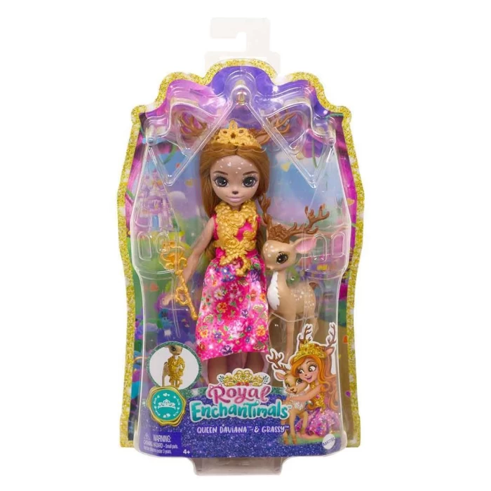 Görkemli Enchantimals Bebekleri Queen Daviana