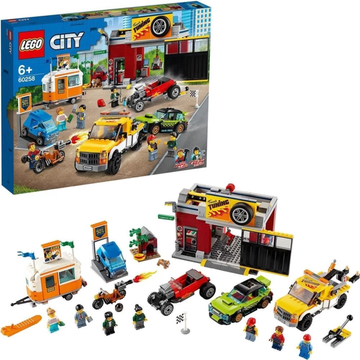 Lego City Oto Aksesuar Atölyesi 60258
