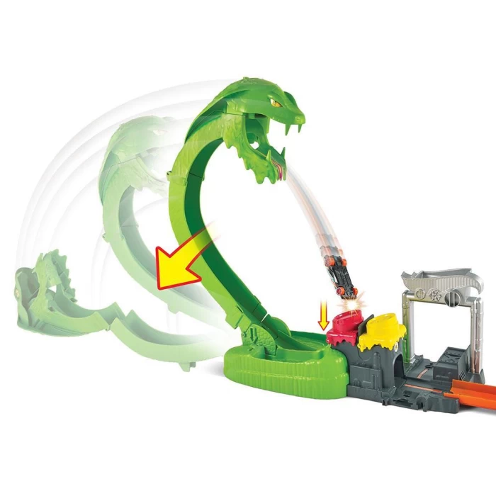Hot Wheels Zehirli Yılanla Çarpışma Oyun Seti