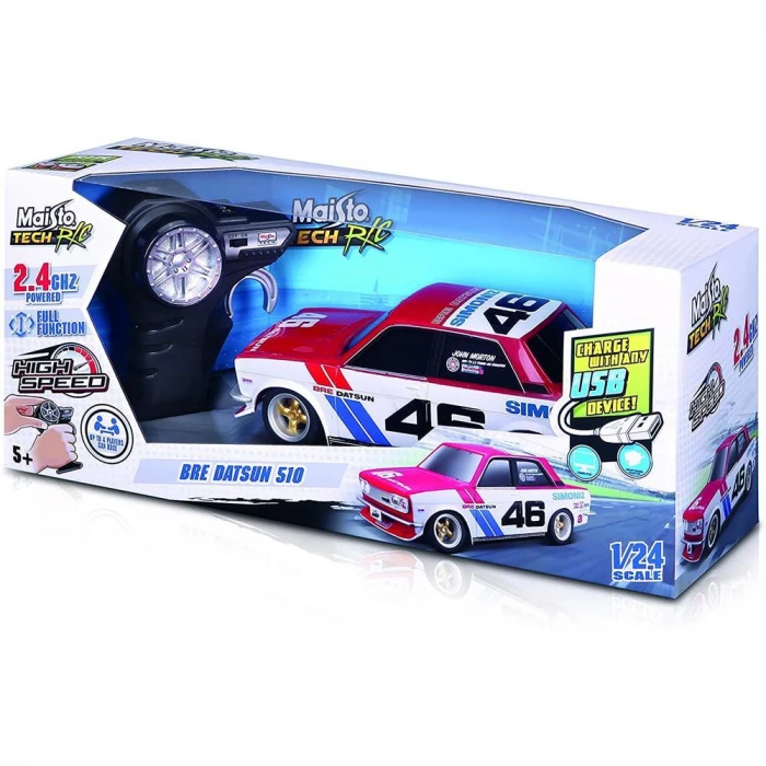 Maisto 1/24 BRE Datsun 510 Uzaktan Kumandalı Araba
