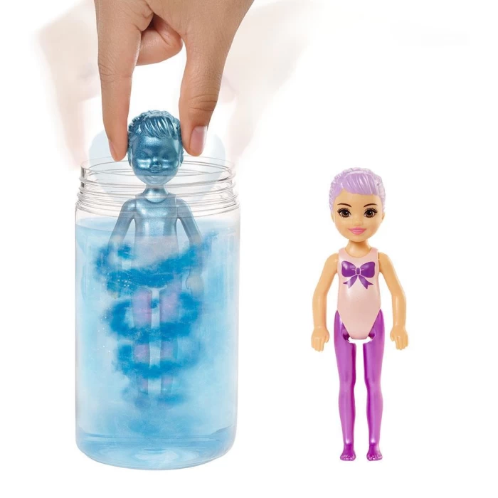 Barbie Color Reveal Renk Değiştiren Sürpriz  Chelsea Işıltılı Beb