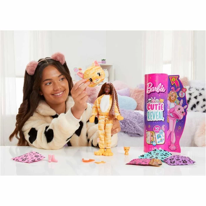 Barbie Cutie Reveal Bebekler - Kedi
