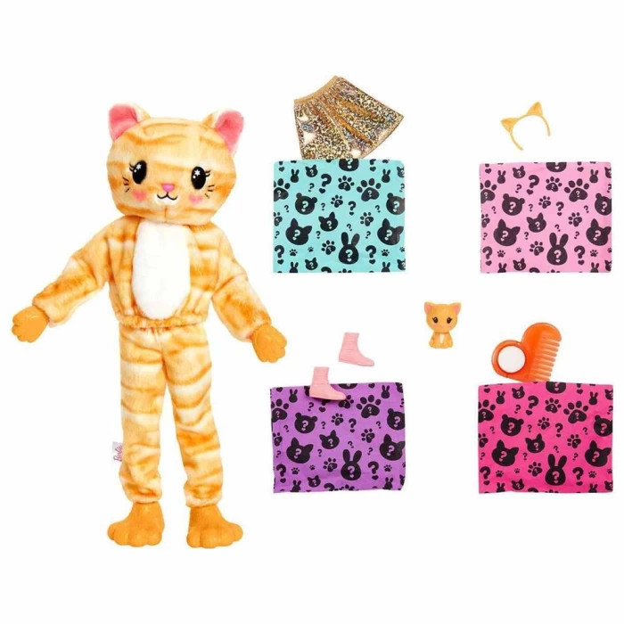 Barbie Cutie Reveal Bebekler - Kedi