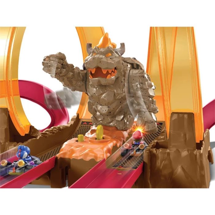 Hot Wheels Mario Kart Bowserın Kalesinde Kaos Oyun Seti