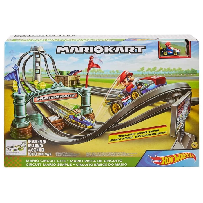 Hot Wheels Mario Kart Çılgın Dönüş Parkuru Yarış Seti
