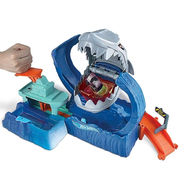 Hot Wheels Robotik Köpek Balığı Renk Değiştiren Oyun Seti