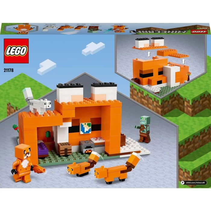 LEGO® Minecraft® Tilki Kulübesi 21178 193 Parça
