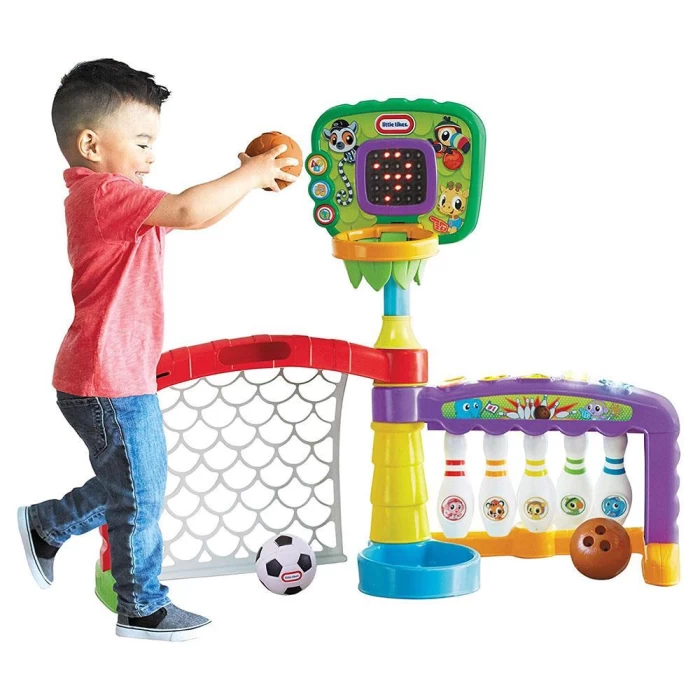Little Tikes 3ü Bir Arada Spor Alanı