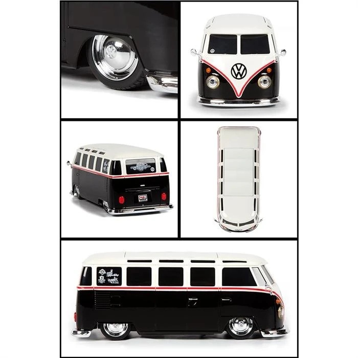 Maisto Tech Volkswagen Van Samba 1:24 Uzaktan Kumandalı Araba Siy