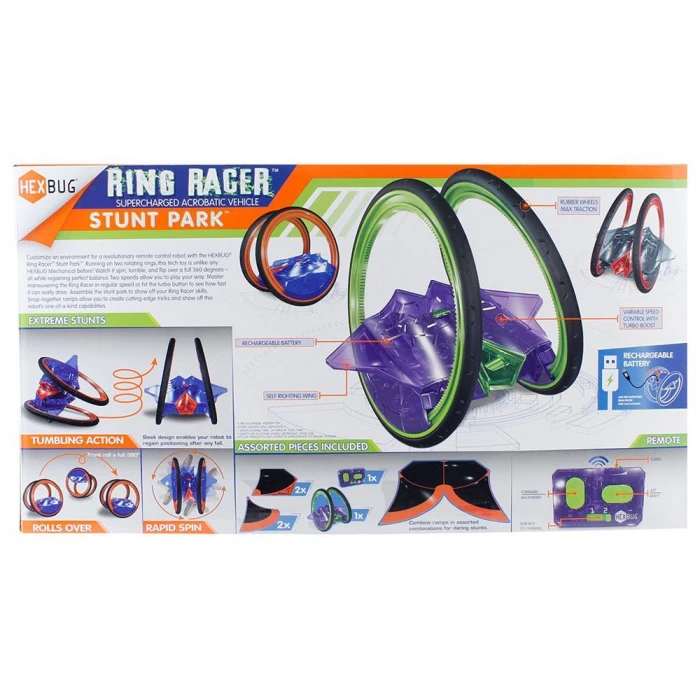 NECO TOYS Hexbug Ring Racer Uzaktan Kumandalı Rampa Seti - Kırmız