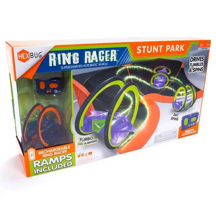 NECO TOYS Hexbug Ring Racer Uzaktan Kumandalı Rampa Seti - Turunc