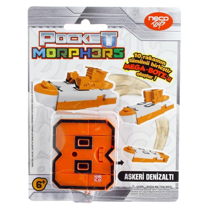 Pocket Morphers Dönüşebilen Numaralar Askeri Denizaltı