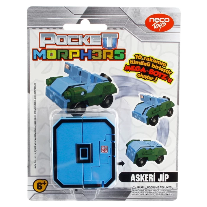 Pocket Morphers Dönüşebilen Numaralar Askeri Jip