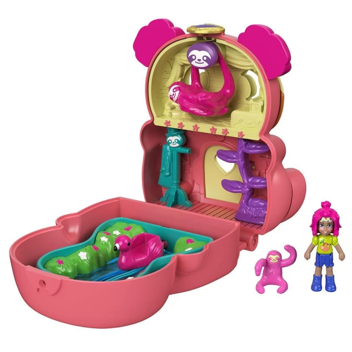 Polly Pocket Çift Taraflı Eğlence Micro Oyun Setleri - Tembel Hay