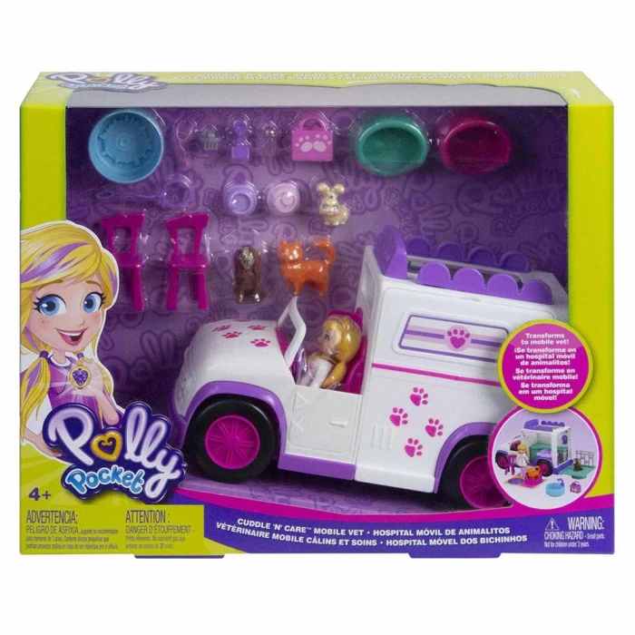 Polly Pocket Mobil Veteriner