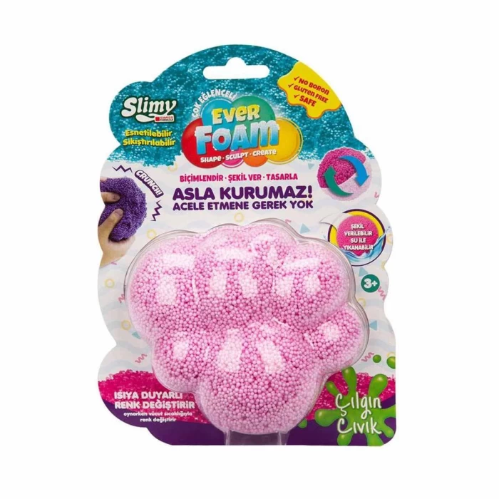 Slimy Ever Foam Renk Değiştiren Slime Pembe