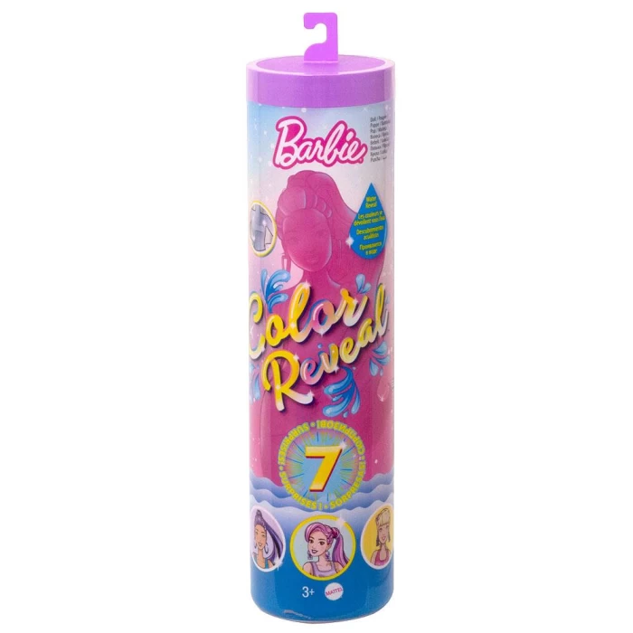 Barbie Color Reveal Renk Değiştiren Sürpriz Barbie Işıltılı Bebek