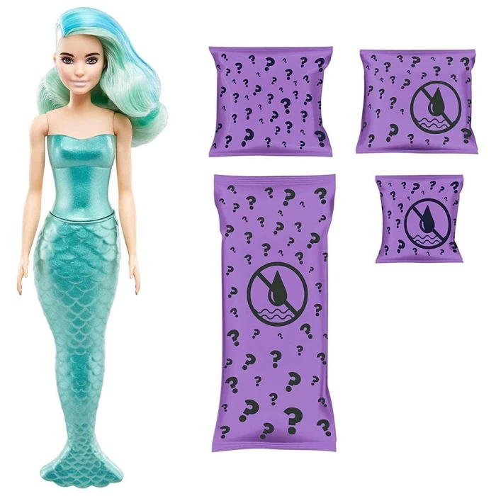 Barbie Color Reveal Renk Değiştiren Sürpriz Bebekler Seri 4