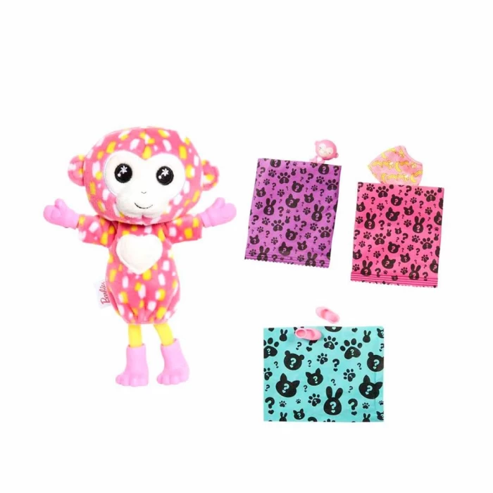 Barbie Cutie Reveal Bebekler Chelsea Tropikal Orman Serisi - Maym