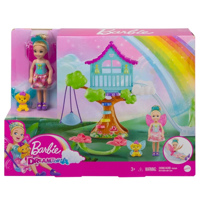 Barbie Dreamtopia Chelsea ve Eğlenceli Dünyası Oyun Seti GTF49