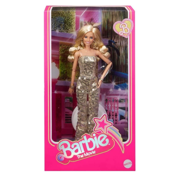 Barbie Movie - Barbie Gold Tulumlu Bebek