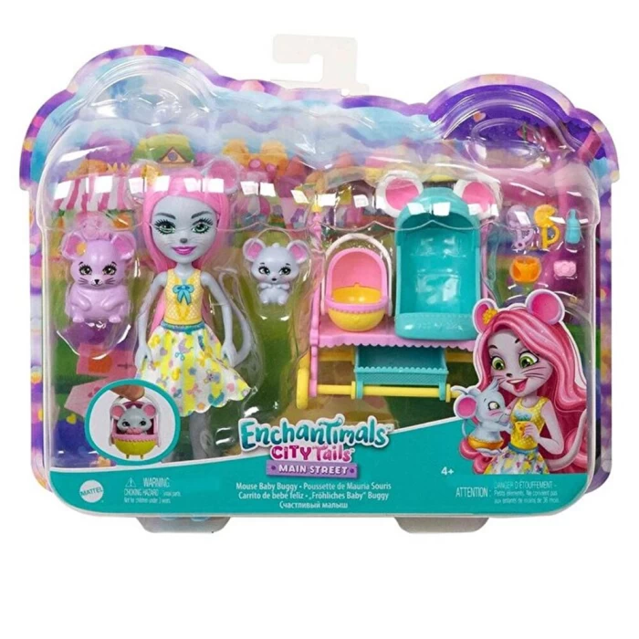Enchantimals Eğlenceli Oyun Setleri - Mutlu Bebek Buggy
