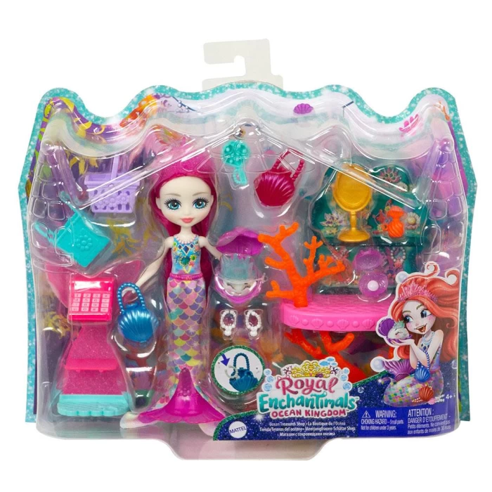 Enchantimals Eğlenceli Oyun Setleri - Okyanus Hazineleri Mağazası