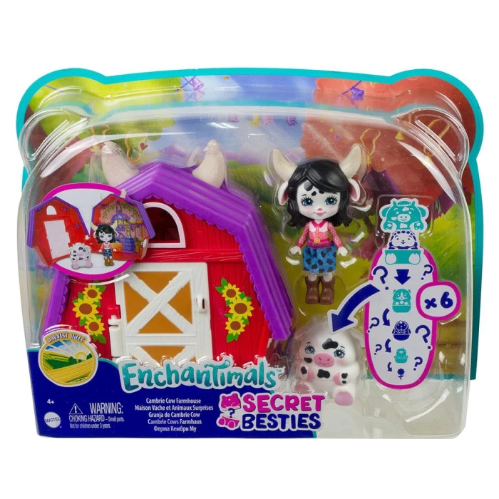 Enchantimals Secret Besties Sevimli İnek Cambrienin Çiftliği Oyu