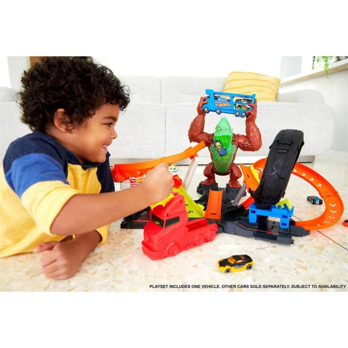 Hot Wheels Zehirli Goril Saldırısı Oyun Seti