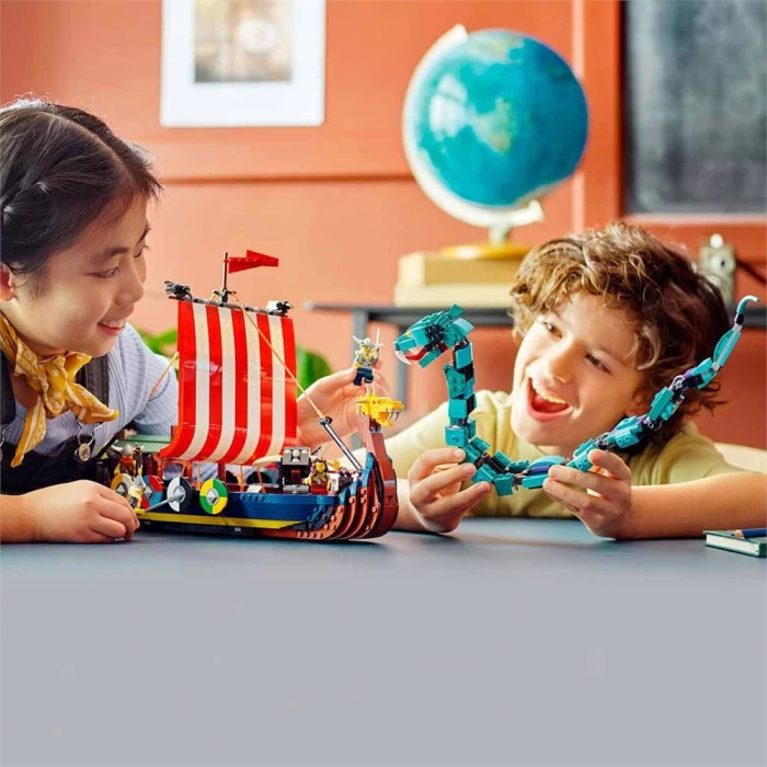 LEGO Creator Viking Gemisi ve Midgard Yılanı 31132