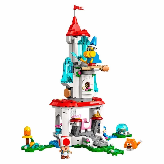 Lego Super Mario Cat Peach Kostümü ve Donmuş Kule Ek Macera Seti